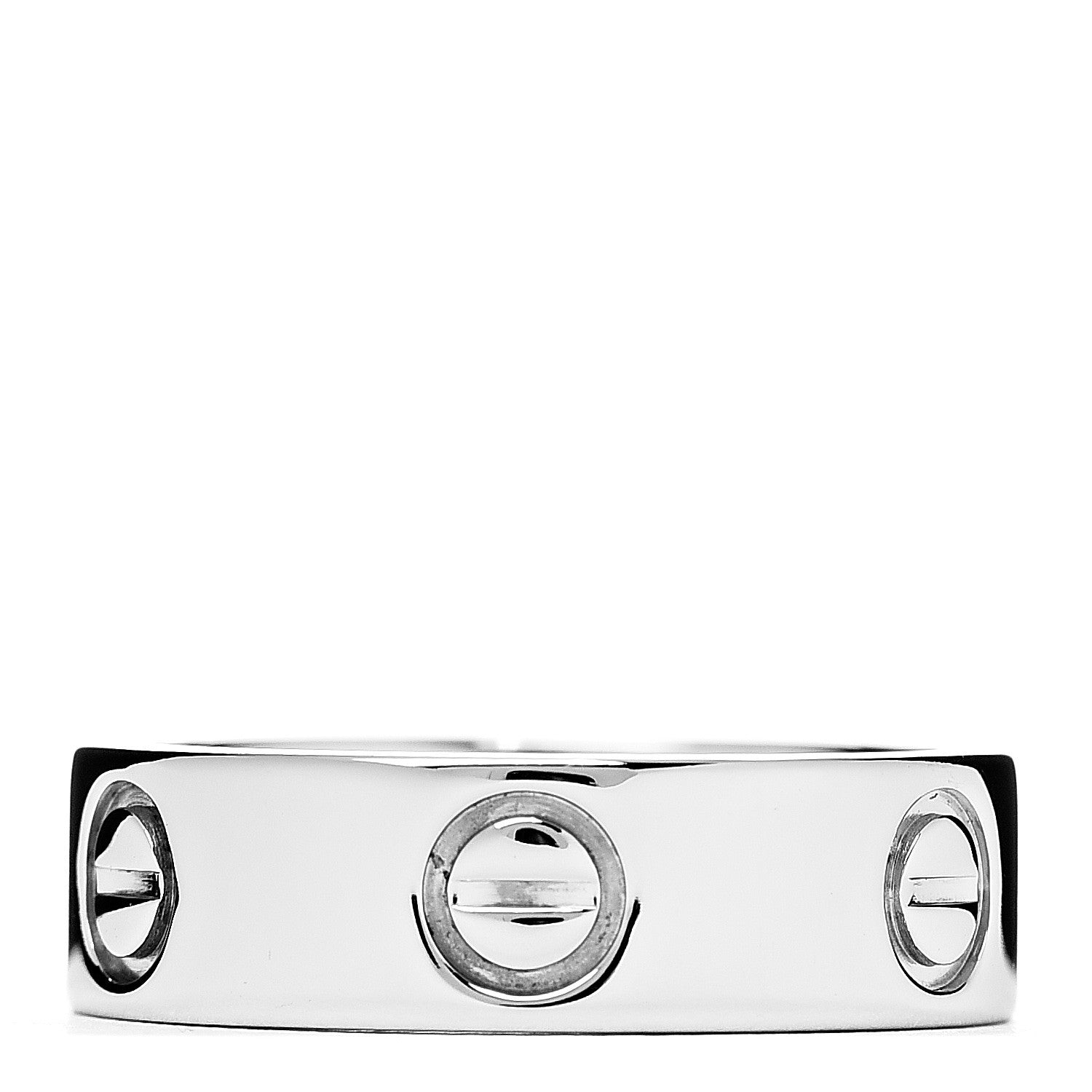 Cartier Platinum 5.5mm LOVE Ring 50 5.25 2 of 3