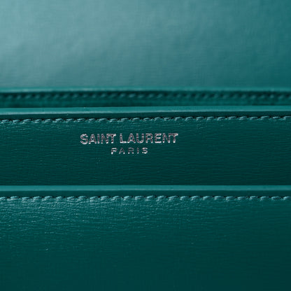 Saint Laurent Calfskin Medium Monogram Sunset Malachite 5 of 8