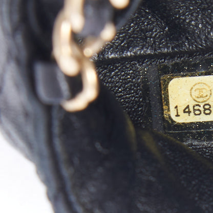 Chanel Lambskin Quilted Precious Jewel Extra Mini Flap Black 9 of 9