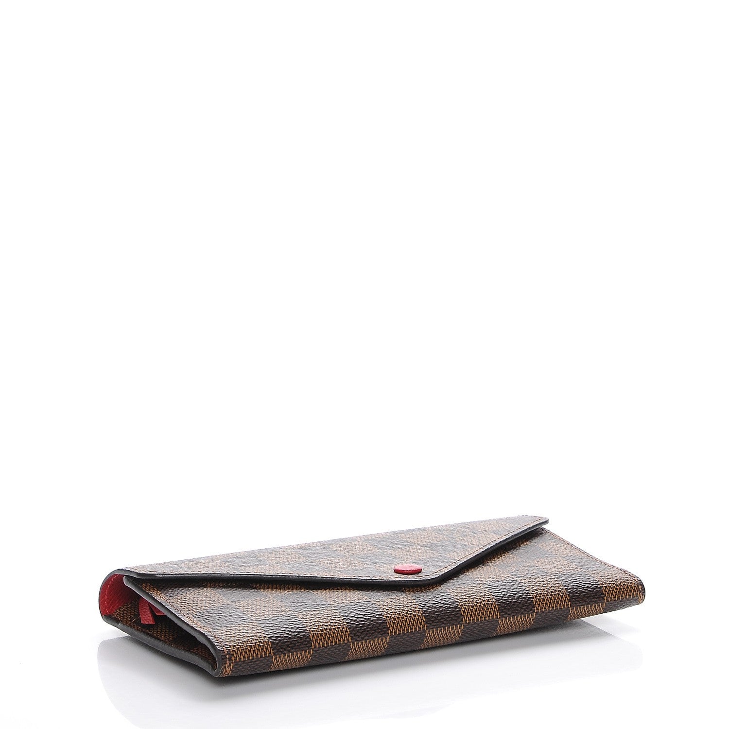 Louis Vuitton Damier Ebene Josephine Wallet Red 4 of 9