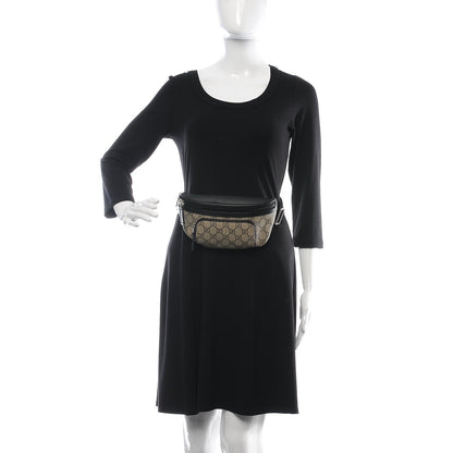 Gucci GG Supreme Monogram Belt Bag Black 2 of 8