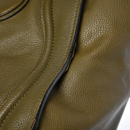Celine Drummed Calfskin Mini Luggage Jungle 15 of 16