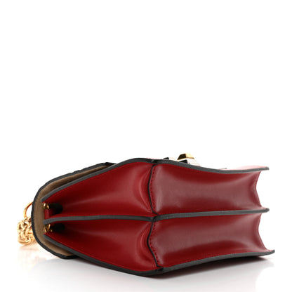 Fendi Vitello Liberty FF 1974 Embossed Small Kan I Shoulder Bag Fragola 4 of 10