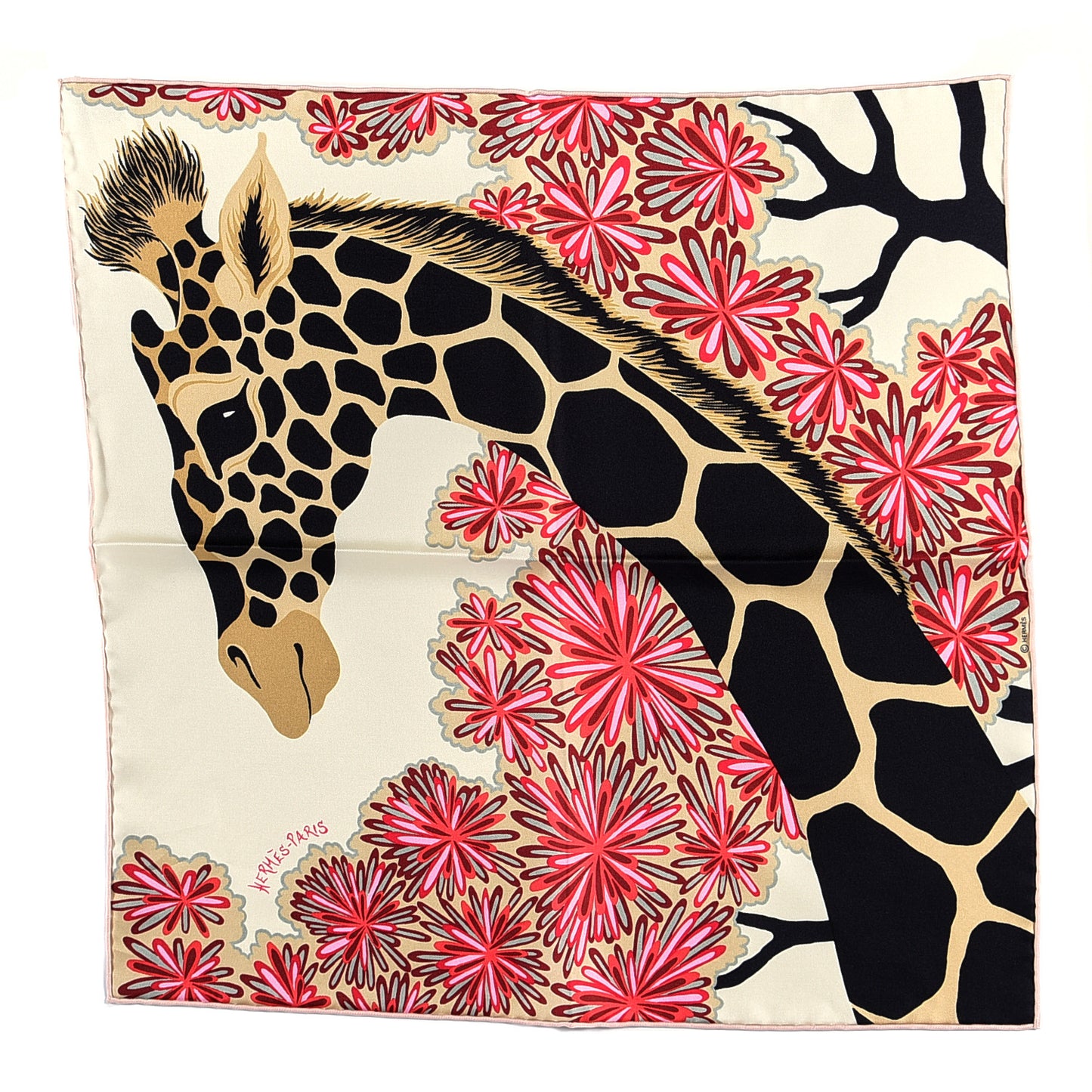 Silk The Three Graces Zoom Scarf 45 Creme Black Bleu Rogue