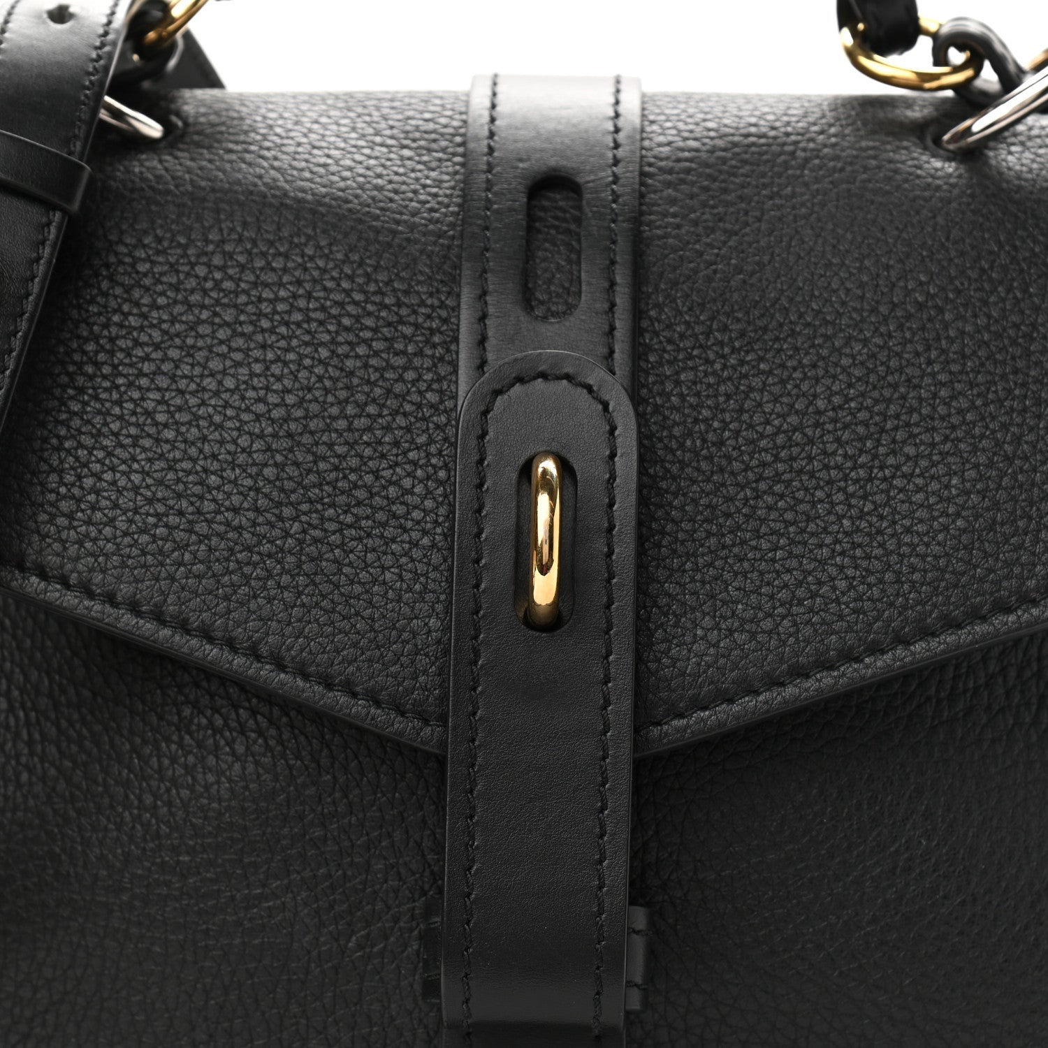 Chloe Grained Calfskin Medium Aby Day Shoulder Bag Black 7 of 10