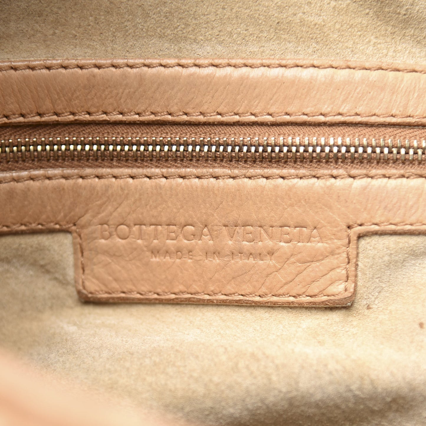 Nappa Intrecciato Large Veneta Hobo Camel
