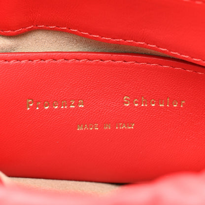 Proenza Schouler Lambskin Puffy Tobo Chain Shoulder Bag Red 7 of 10