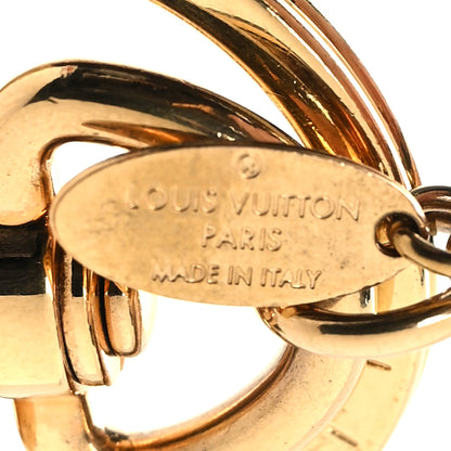 Louis Vuitton LV Facettes Bag Charm Key Holder Gold 3 of 4