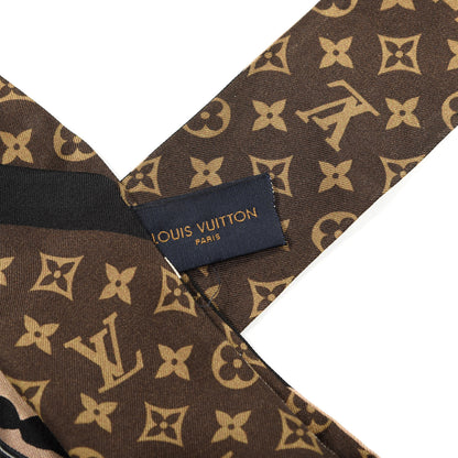 Louis Vuitton Silk Monogram Confidential Bandeau Marron 2 of 3