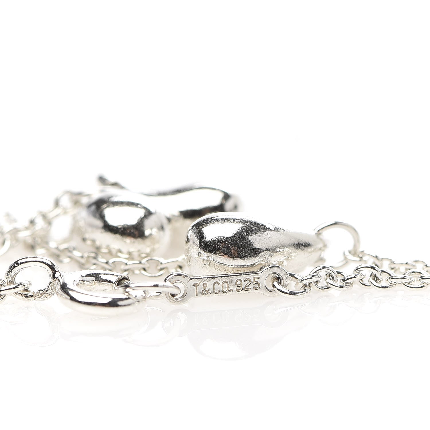 Tiffany Sterling Silver Elsa Peretti Teardrop Bracelet 4 of 6