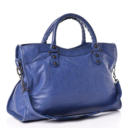 Balenciaga Agneau Classic Hardware City Bleut Bleu Glacier 3 of 16