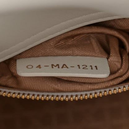 Christian Dior Lambskin Cannage Small My ABCDior Lady Dior White 7 of 15