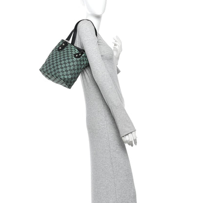 Gucci Monogram Tote Bag Green 2 of 10