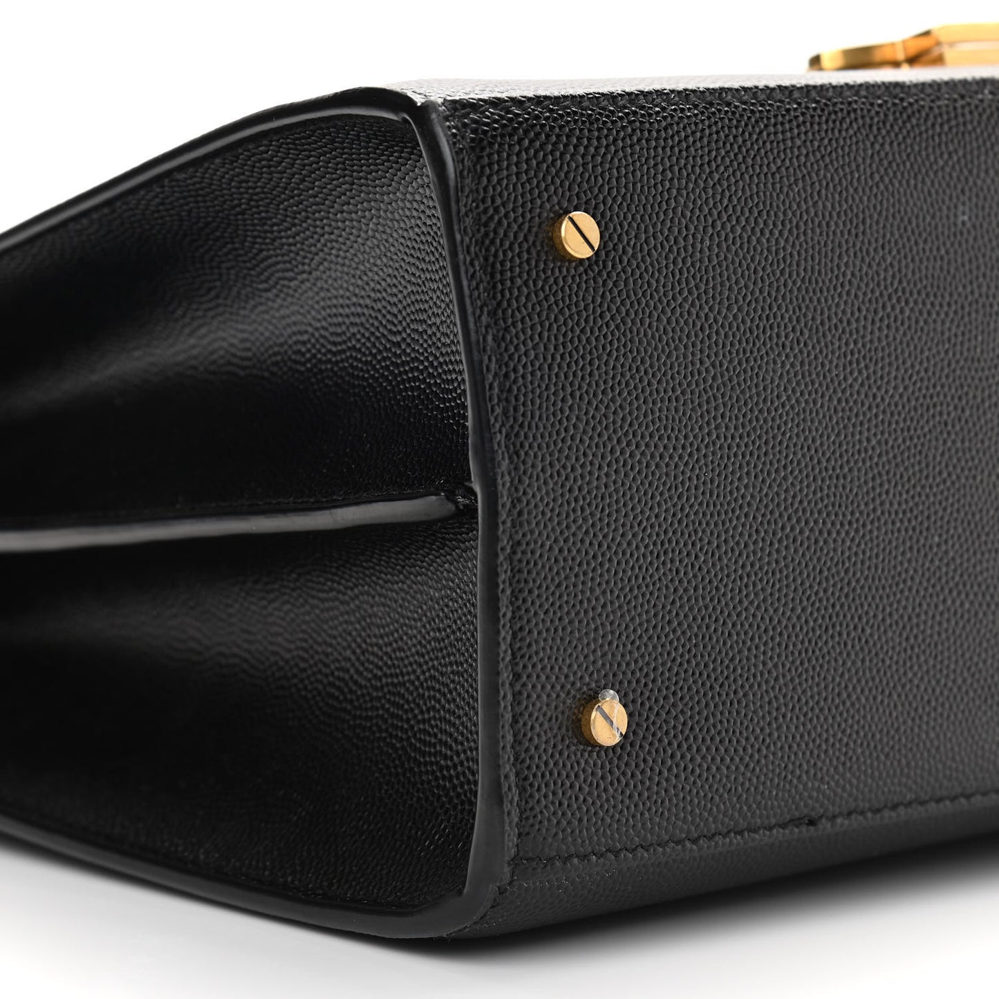 Grain de Poudre Medium Classic Monogram Cassandra Top Handle Black Rouge Legion
