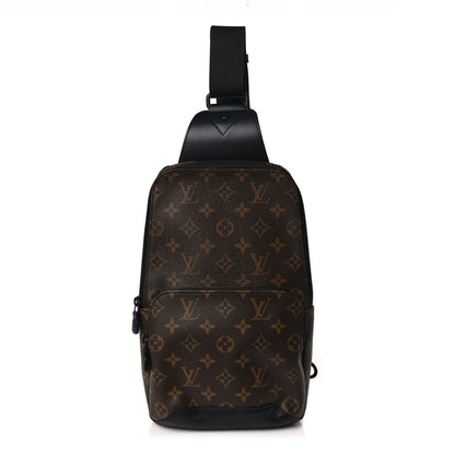 Louis Vuitton Monogram Macassar Avenue Sling Bag 1 of 9