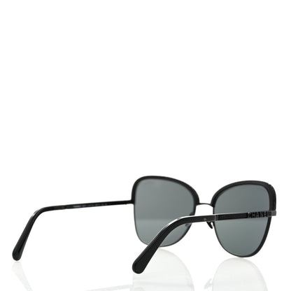 Chanel Square Frame Sequin Sunglasses 4270 Black 4 of 8