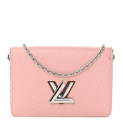 Louis Vuitton Epi Twist Belt Chain Wallet Rose Ballerine 1 of 12