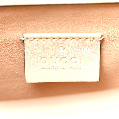 Gucci Wonka Grain Calfskin Mini Diana Tote Bag Mystic White Orange Fluo 6 of 10