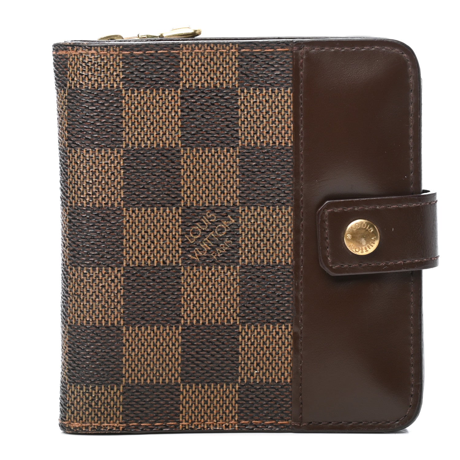 Louis Vuitton Damier Ebene Zippe Zipped Compact Wallet 1 of 10