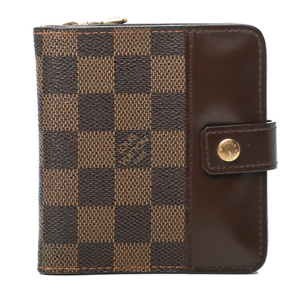 Louis Vuitton Damier Ebene Zippe Zipped Compact Wallet 1 of 10