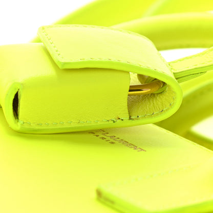 Saint Laurent Calfskin Nano Sac De Jour Neon Yellow 9 of 11
