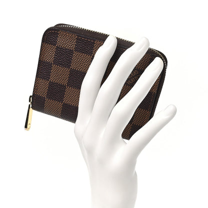 Louis Vuitton Damier Ebene Zippy Coin Purse 3 of 9