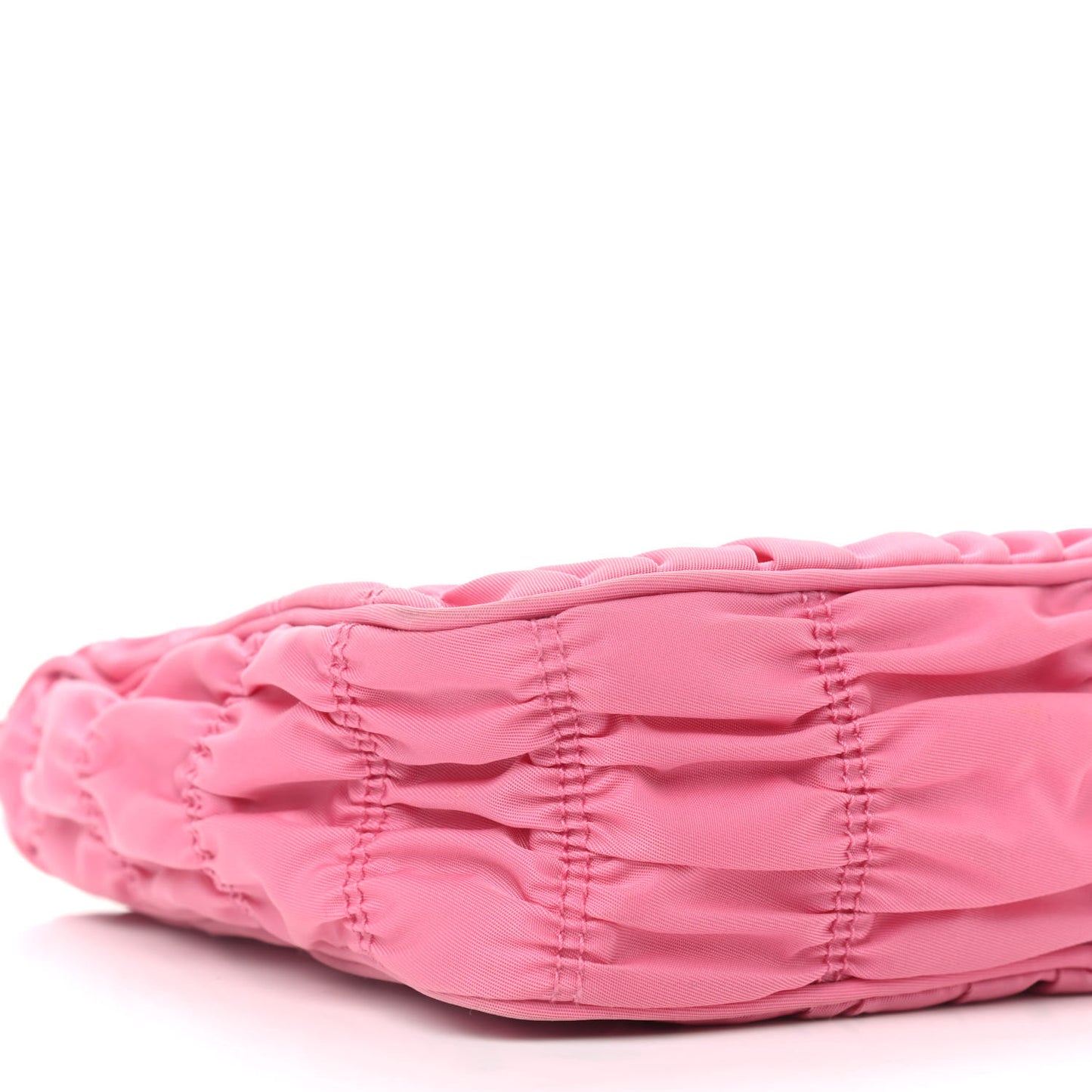 Tessuto Nylon Gaufre Shoulder Bag Begonia