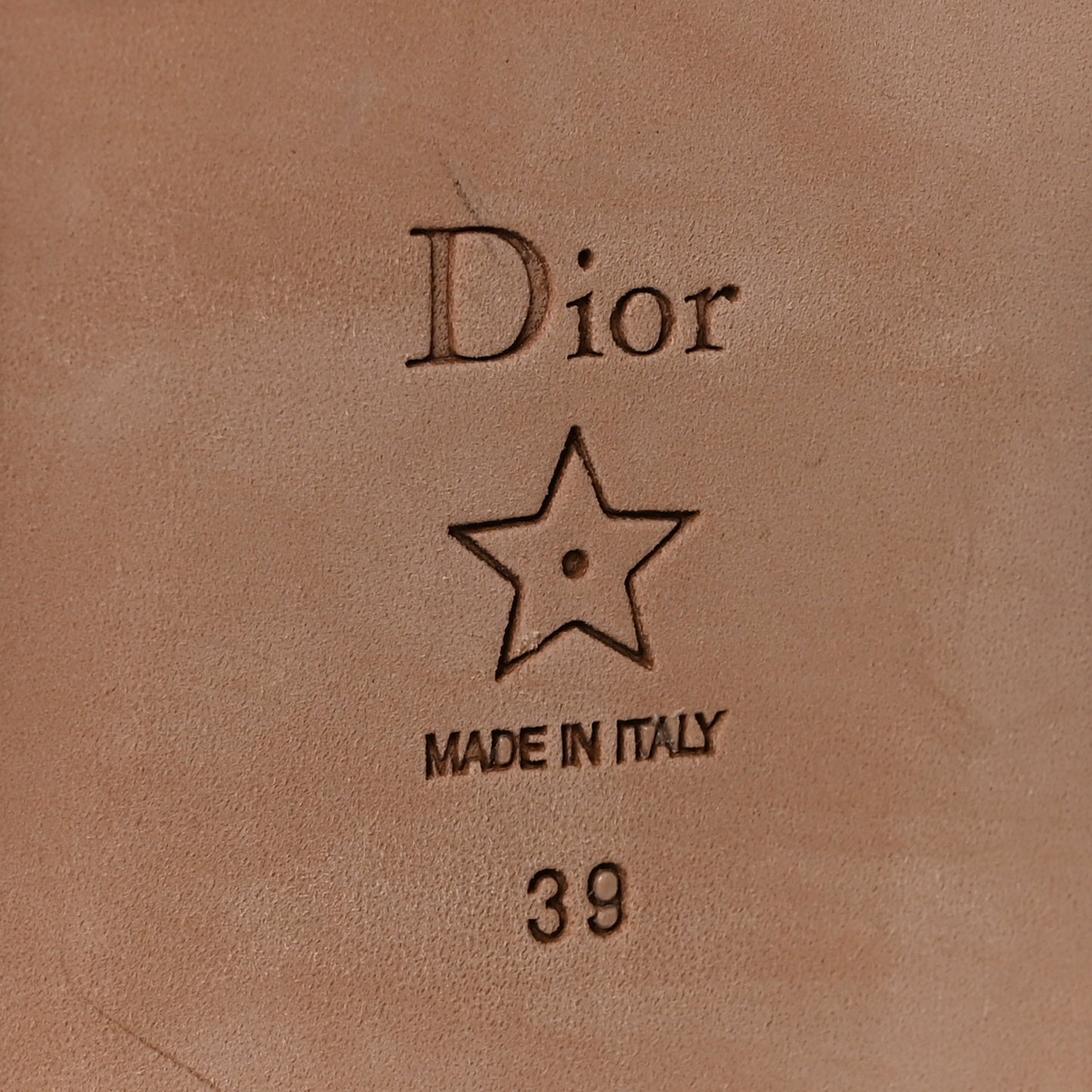 Calfskin C'est Dior Sandals 39 Cuir