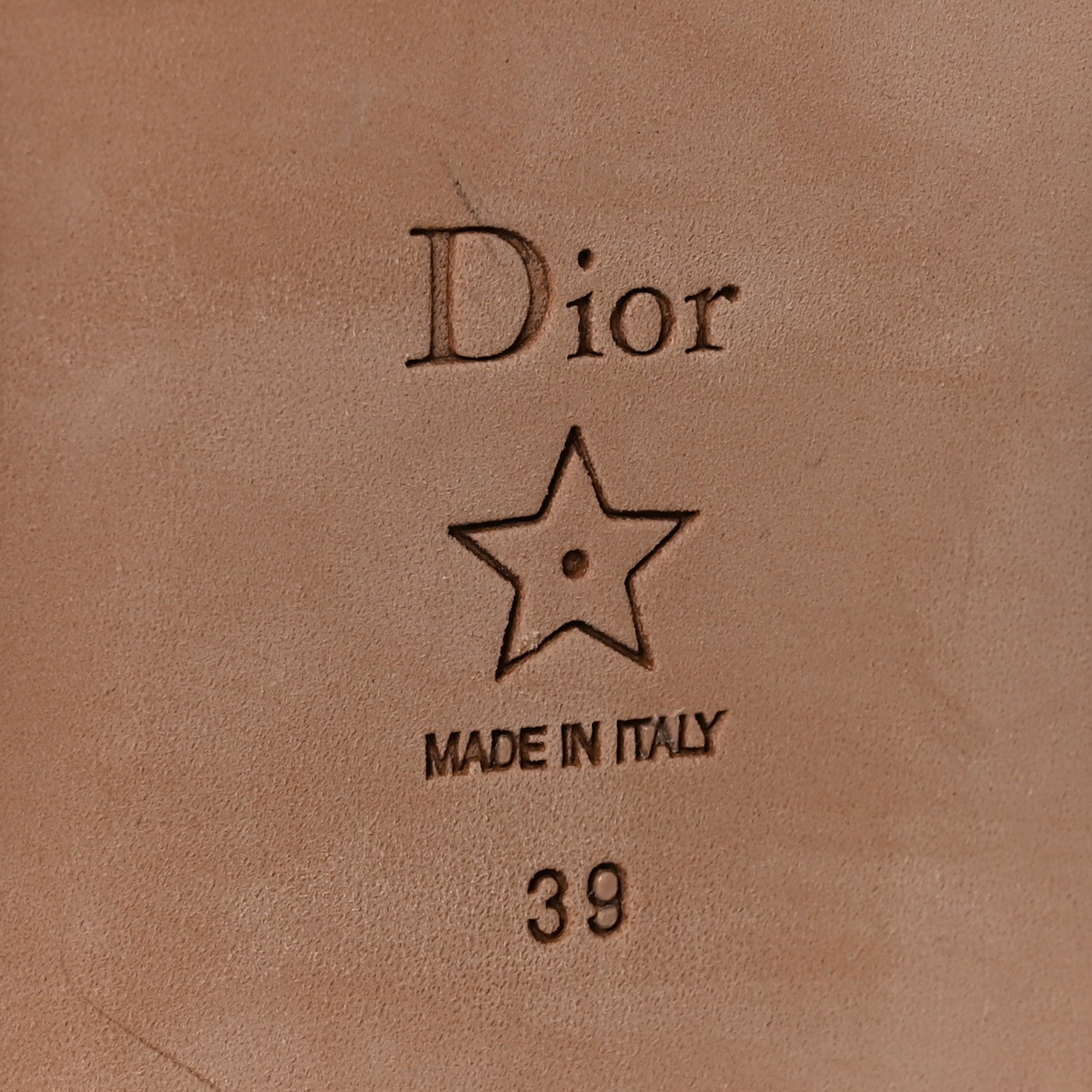 Christian Dior Calfskin C'est Dior Sandals 39 Cuir 7 of 9