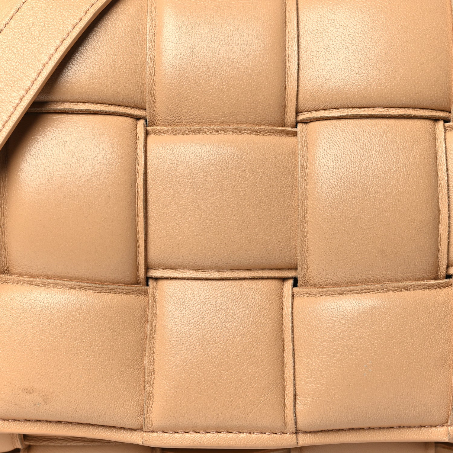 Bottega Veneta Nappa Maxi Intrecciato Padded Cassette Crossbody Bag Almond 8 of 12