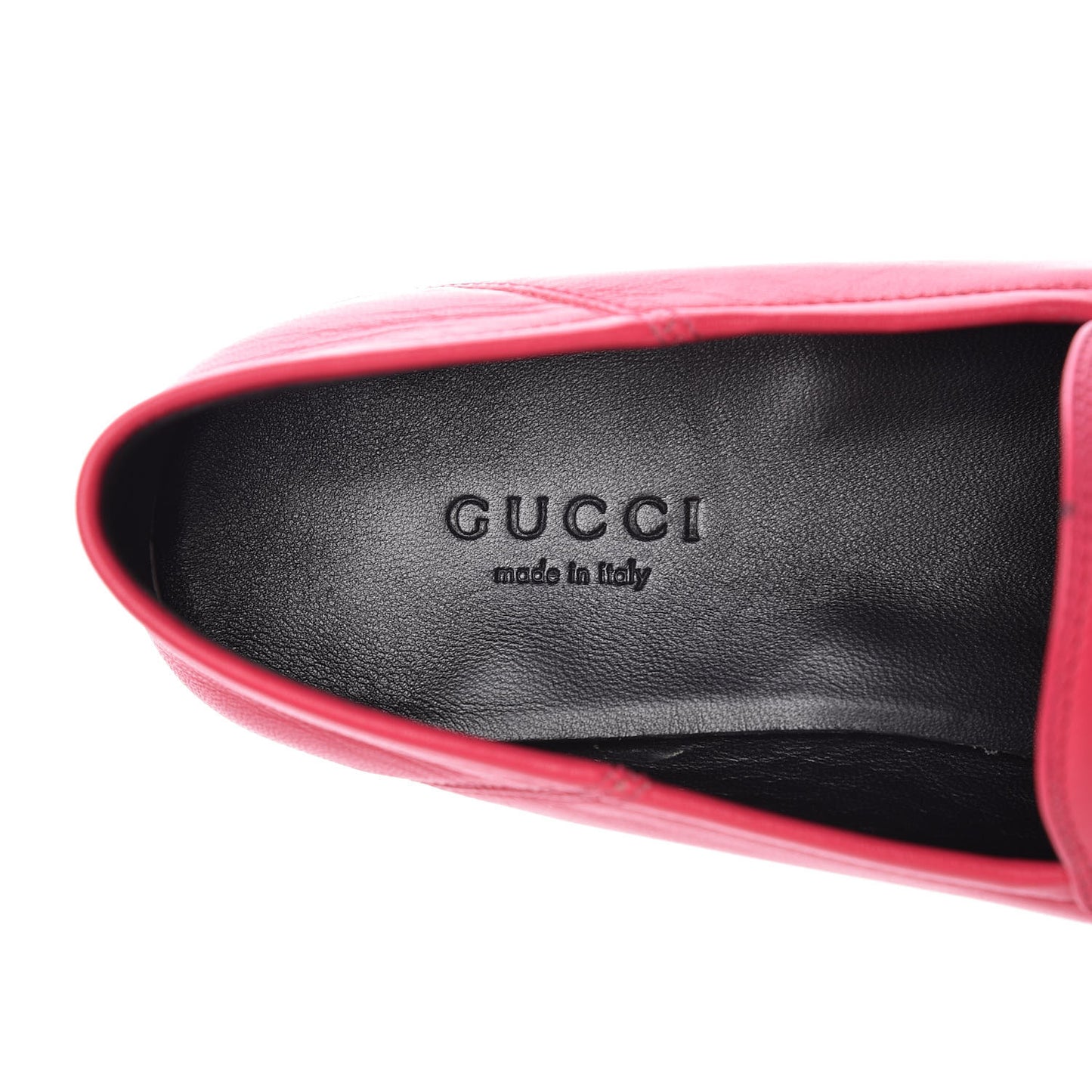 Lambskin Womens Brixton Horsebit Loafers 35 Hot Pink