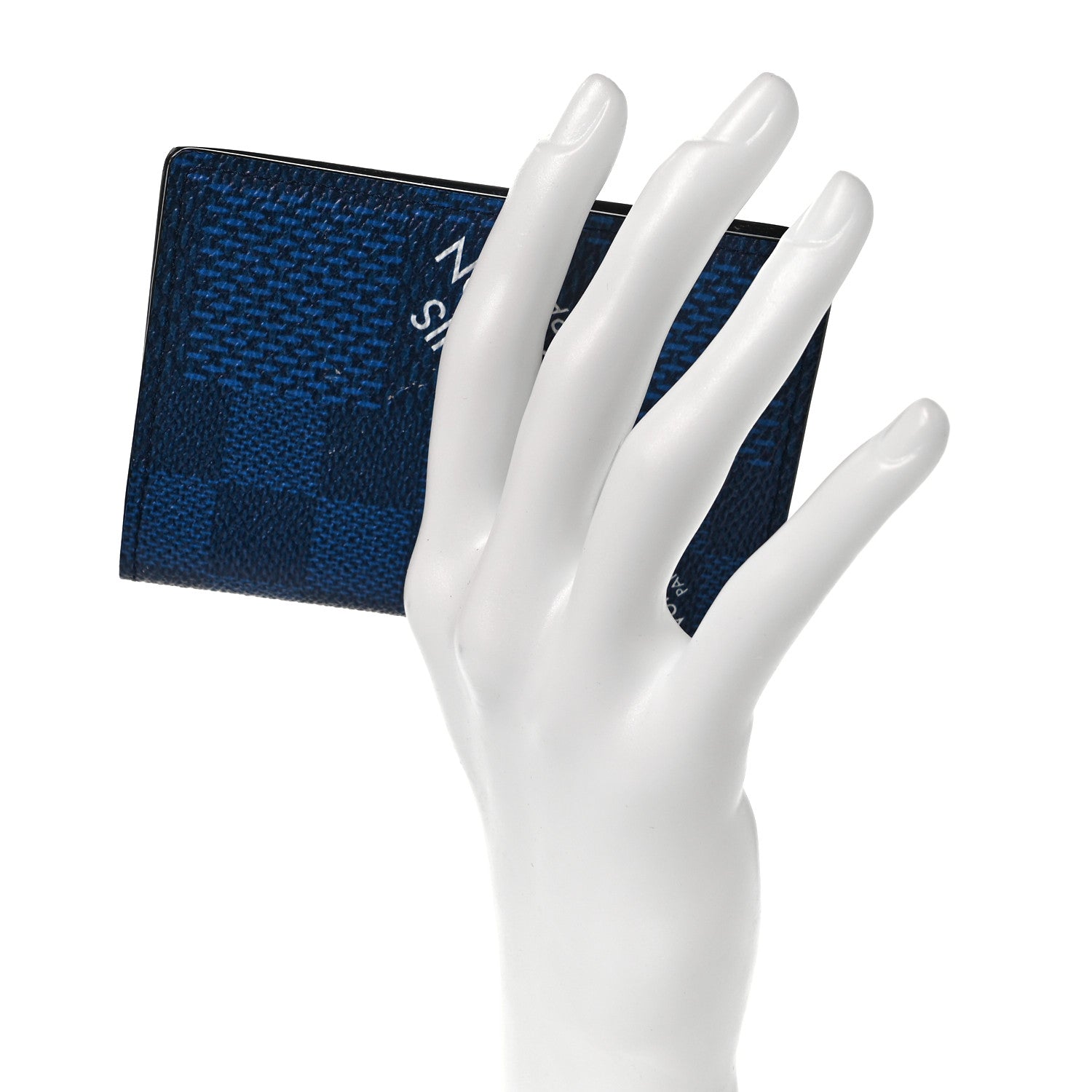 Louis Vuitton Damier Graphite 3D Pocket Organizer Navy 2 of 8