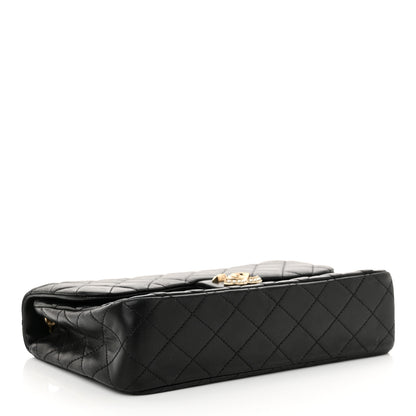 Chanel Lambskin Quilted Medium Westminster Pearl Flap Black 4 of 12