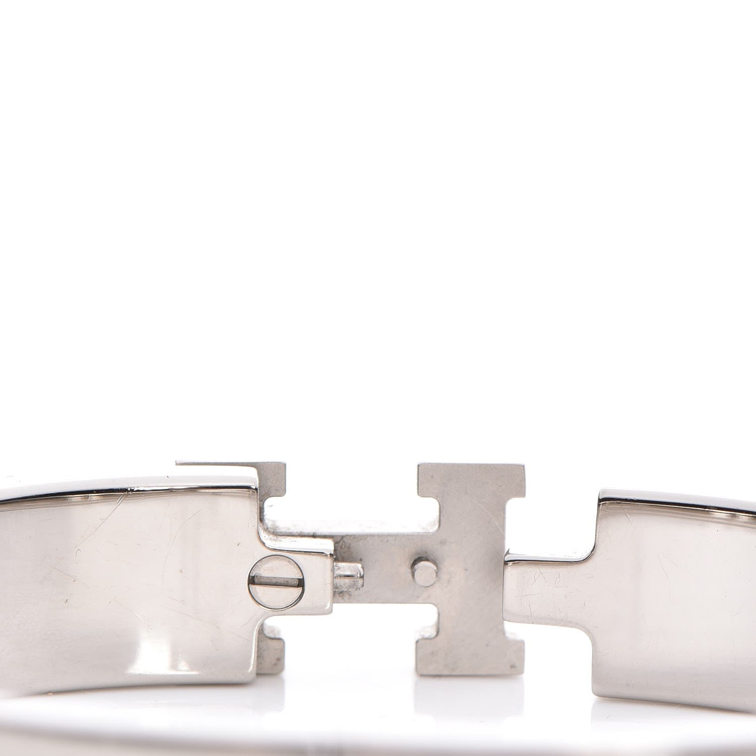 Hermes Enamel Narrow Clic Clac H Bracelet GM Black 5 of 6