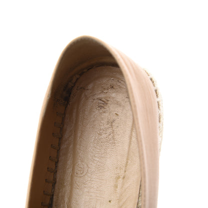 Chanel Lambskin CC Espadrilles 38 Beige Black 11 of 15