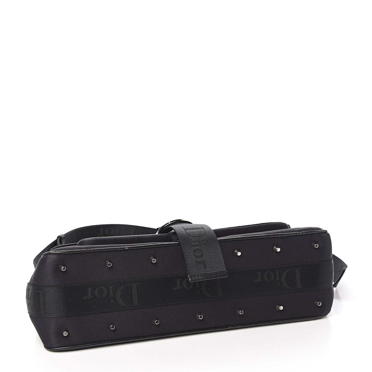 Silk Jersey Crystal Hardcore Clutch Black
