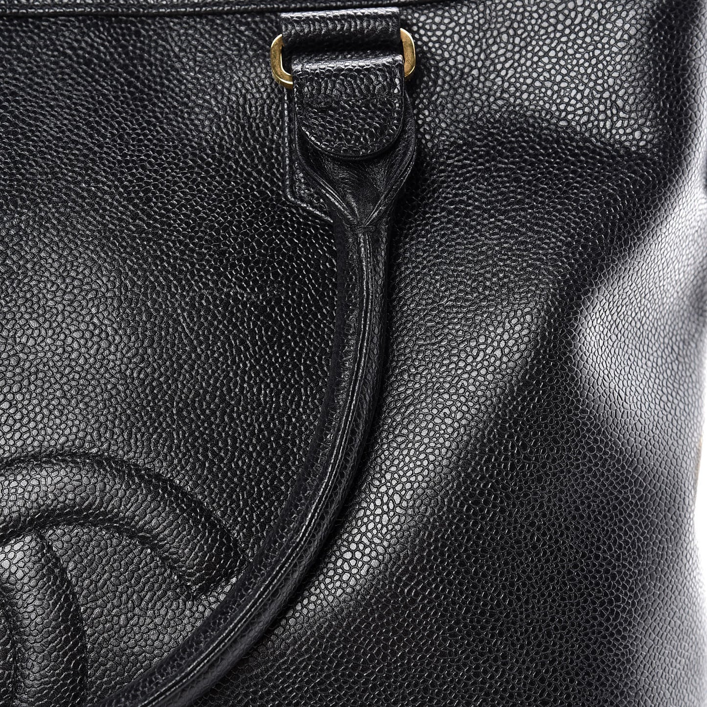 Caviar Shopper Tote Black