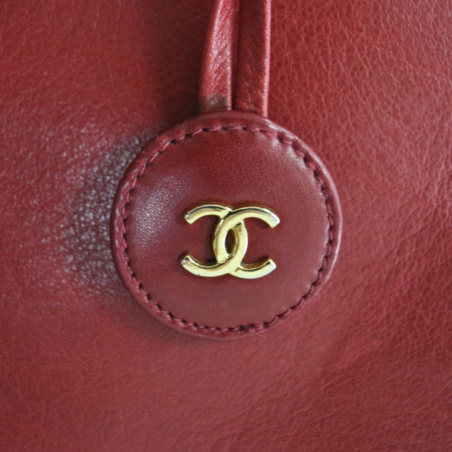Lambskin Shoulder Bag Red