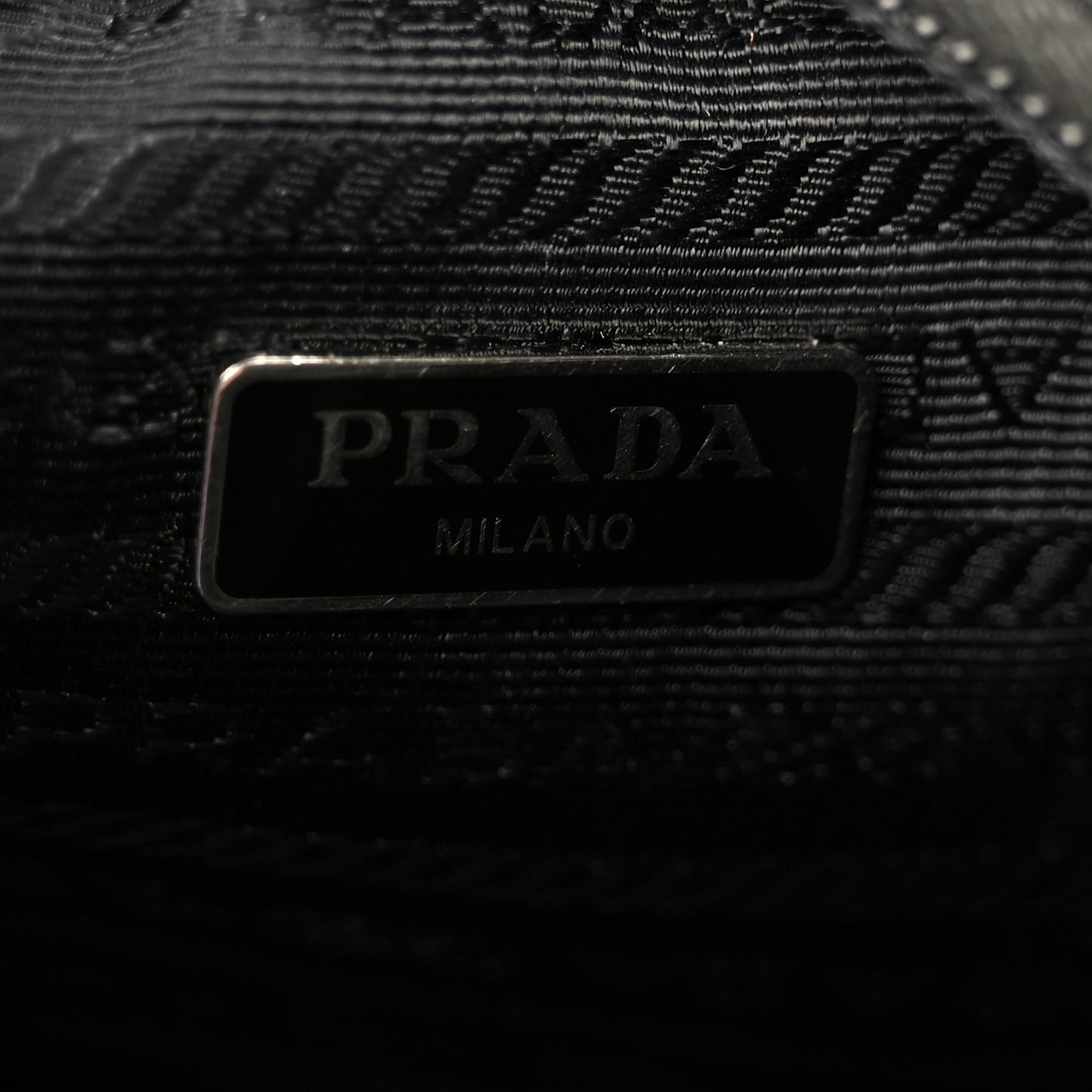 Tessuto Nylon Mini Re-Edition 2000 Bag Black