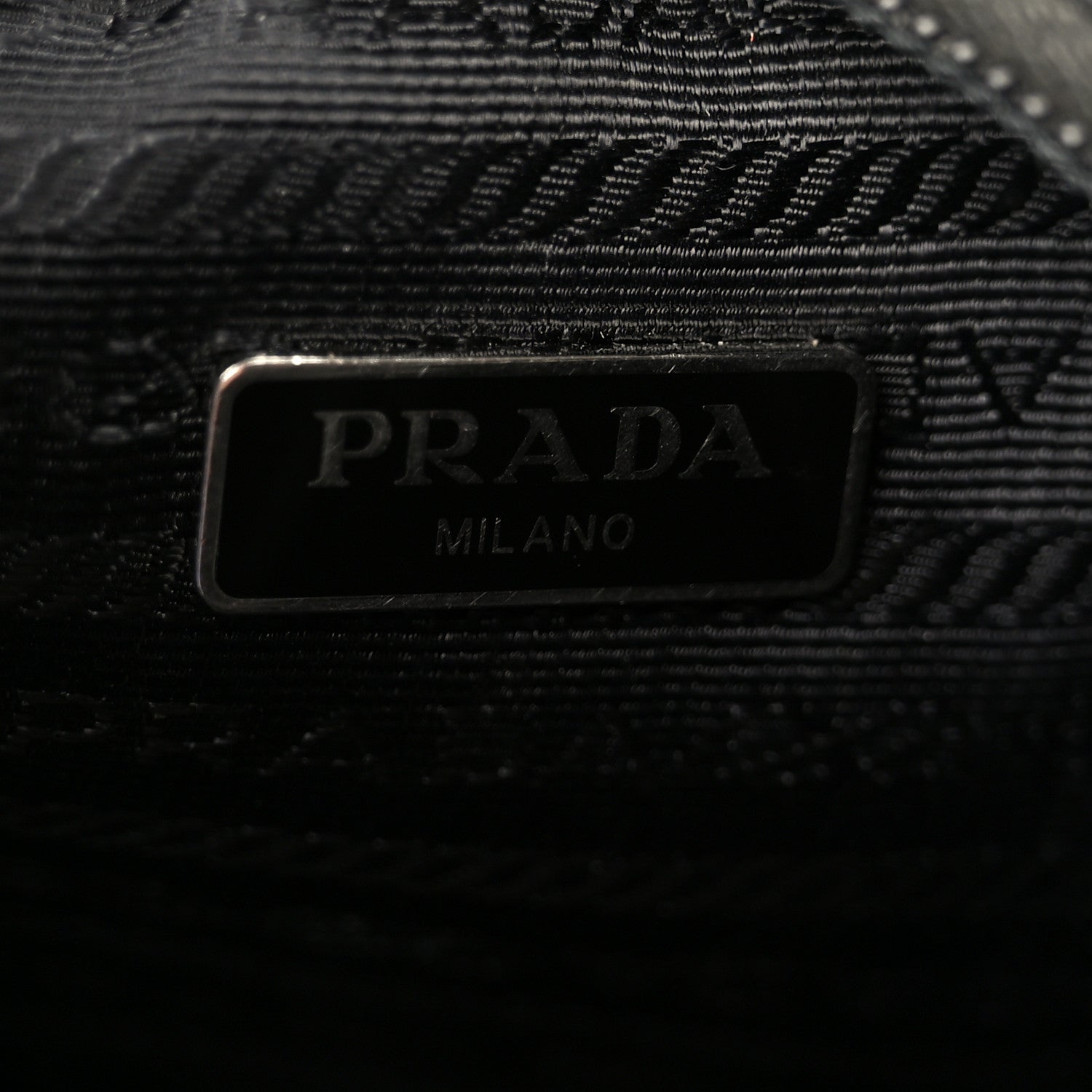 Prada Tessuto Nylon Mini Re-Edition 2000 Bag Black 6 of 11