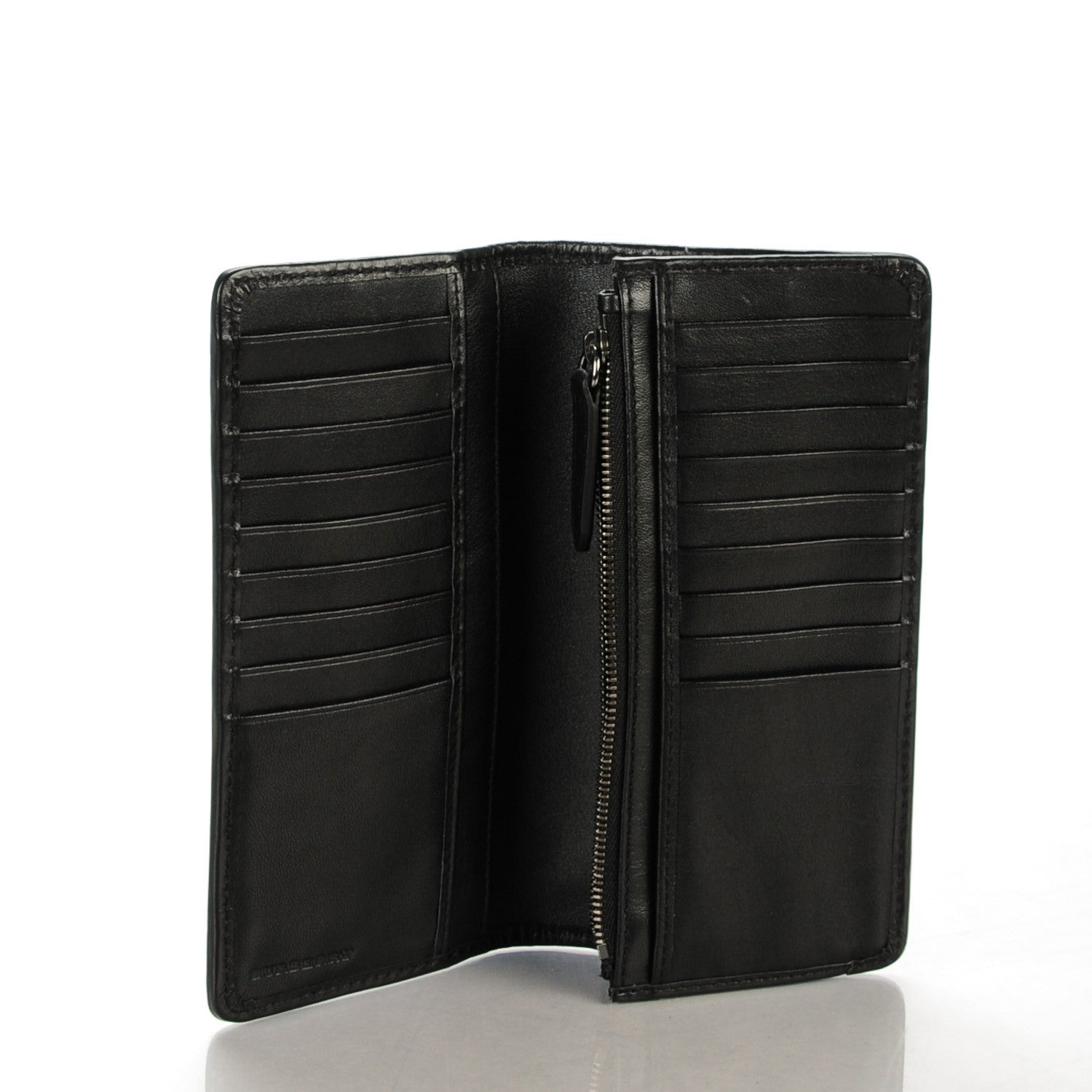 Burberry London Check Continental Wallet Charcoal Black 5 of 8