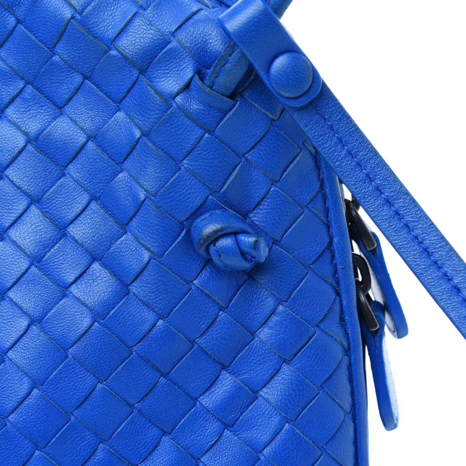 Bottega Veneta Nappa Intrecciato Pillow Crossbody Messenger Signal Blue 21 of 31