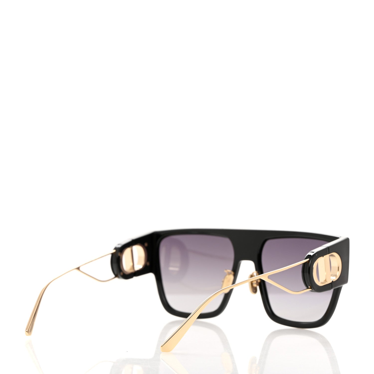 Christian Dior CHRISTIAN DIOR Rectangular 30 Montaigne S3U Sunglasses Black 4 of 7