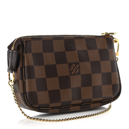 Louis Vuitton Damier Ebene Mini Pochette Accessories 4 of 8