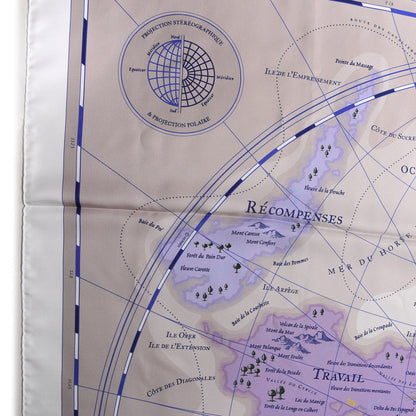 Hermes Silk Planisphere d'un Monde Equestre Shawl 140 3 of 5
