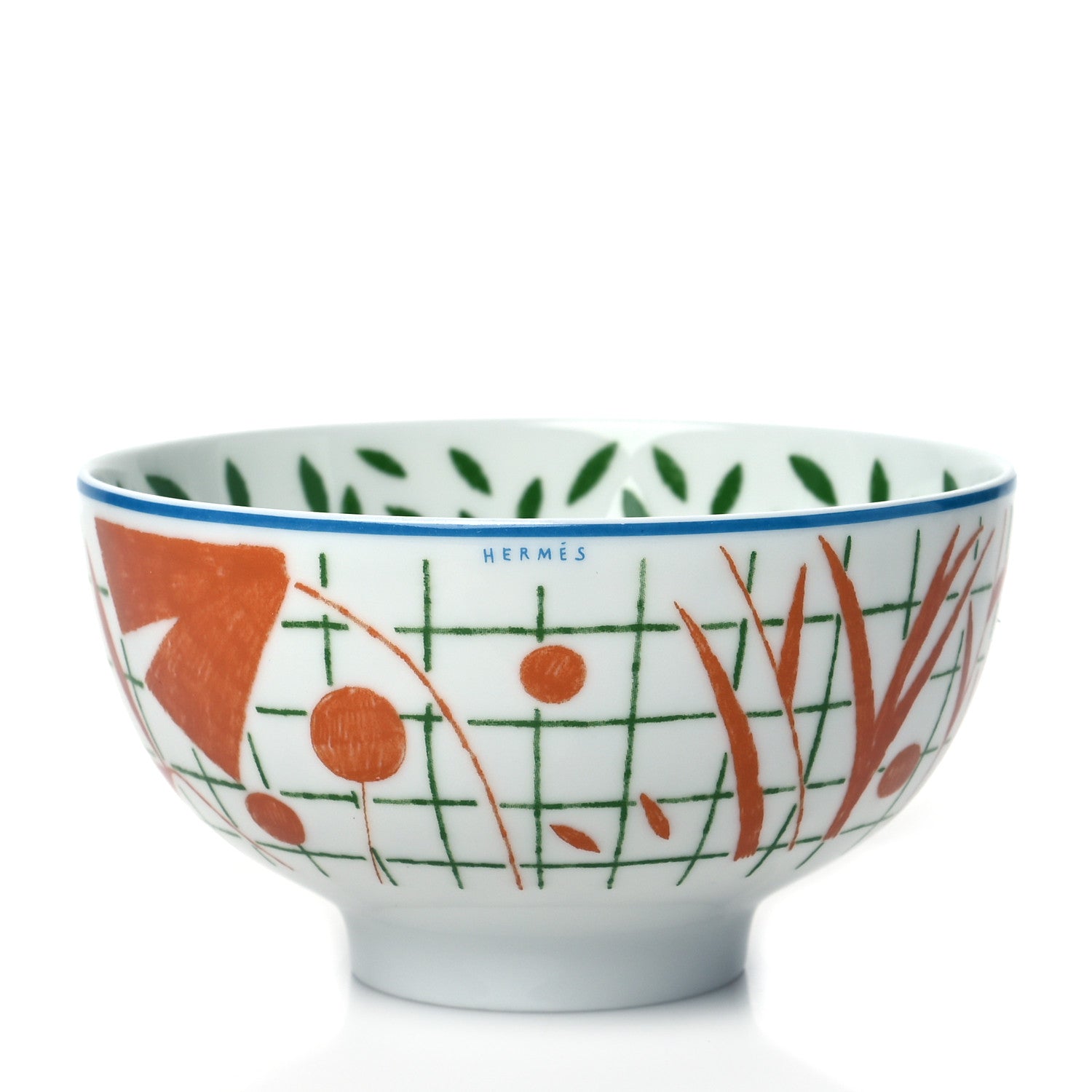 Hermes Porcelain A Walk In The Garden Bowl 1 of 6