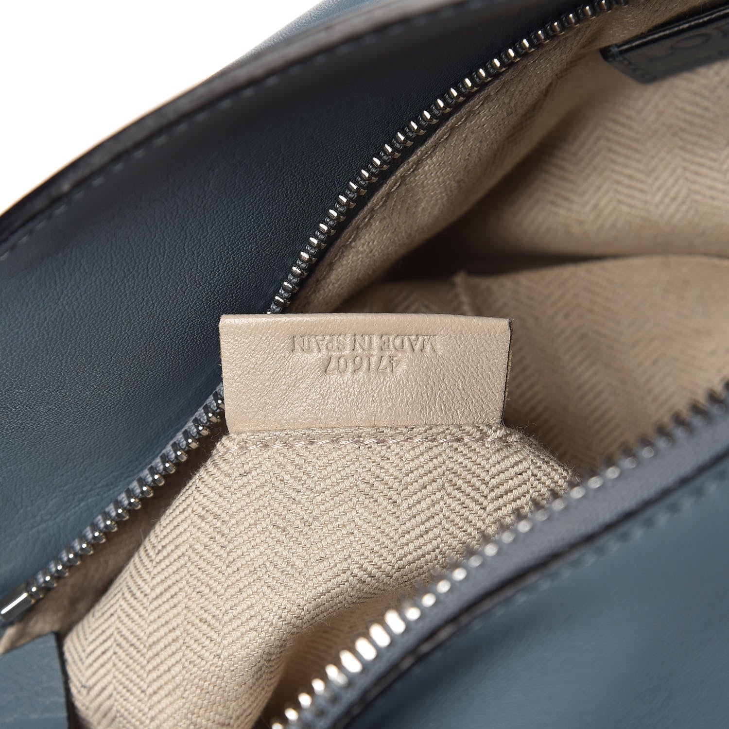 Loewe Calfskin Puzzle Bag Stone Blue 7 of 13