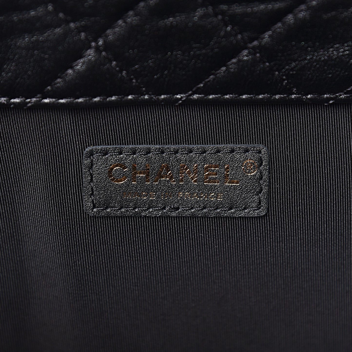 Calfskin Quilted XXL Travel Flap Bag Black