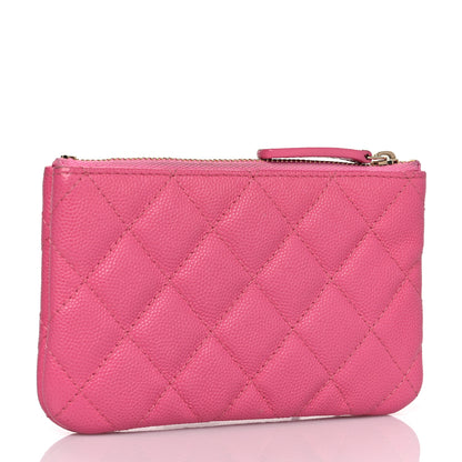 Chanel Caviar Quilted Small Cosmetic Case Pink 3 of 8