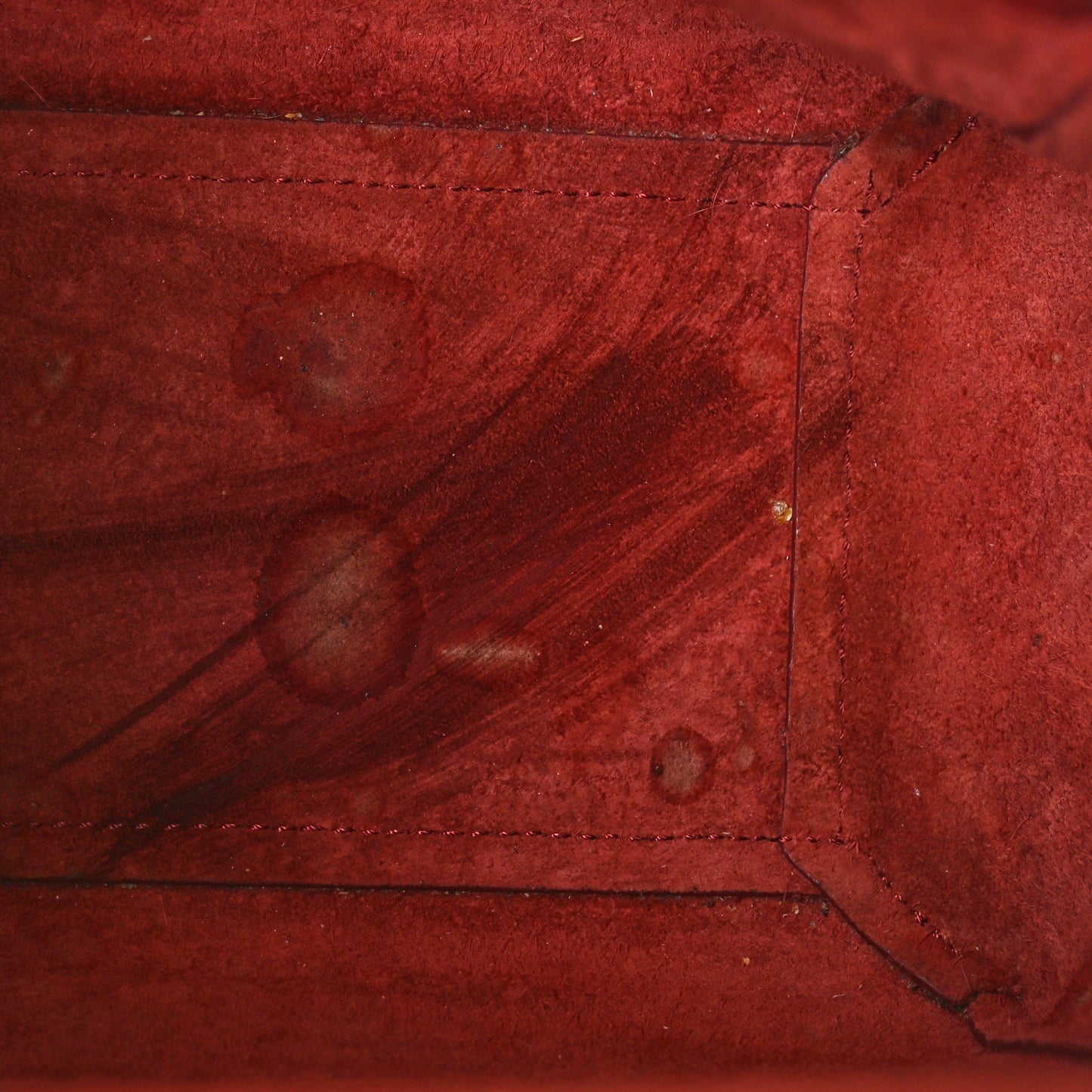Grained Calfskin Nano Belt Bag Ruby